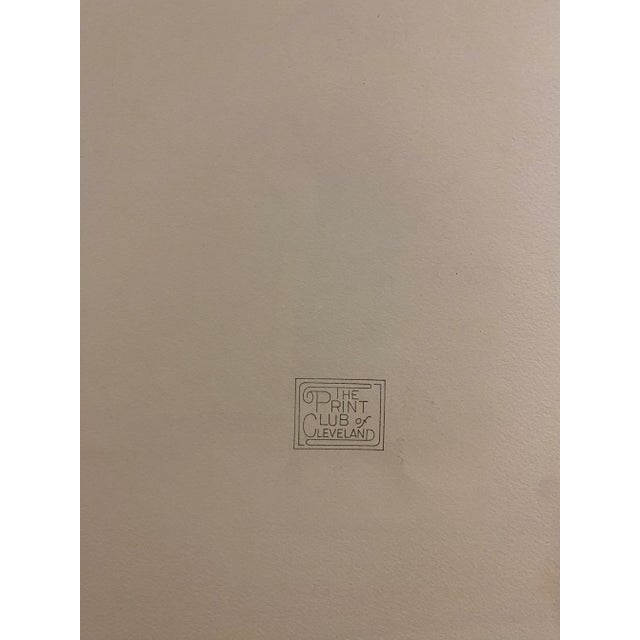 Traditional 1957 Peter Takal Landscape Lithograph From Print Club of Cleveland For Sale - Image 3 of 4