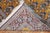 A part Silk Persian Isfahan rug from the middle of the 20th century. Measures: 3'7'' x 5'6''.