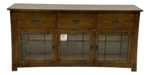 Craftsman Style Quarter Sawn Oak Sideboard - 72" - Micheal Cherry