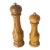 1990s Williams Sonoma Olive Wood Tall Salt and Pepper Shakers For Sale