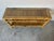 Vintage Coastal Rattan Two-Tier Console Table With Glass Top For Sale In Miami - Image 6 of 12