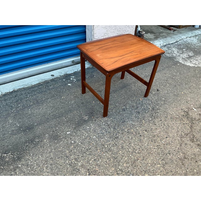 Wood End Table by Peter Hvidt and Orla Mølgaard-Nielsen For Sale - Image 7 of 12