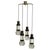 Hanging Light with Four Pendants by Gaetano Missaglia, 1970s For Sale - Image 16 of 16