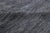Handmade Contemporary Solid Gabbeh Style Wool Rug in Gray-Charcoal Color For Sale - Image 9 of 9