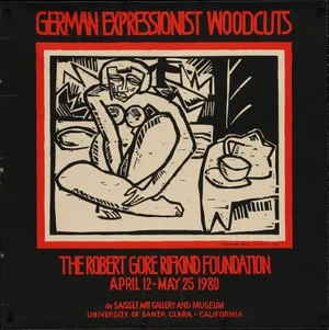 1980 Karl Schmidt-Rottluff Museum Exhibition Silkscreen Poster