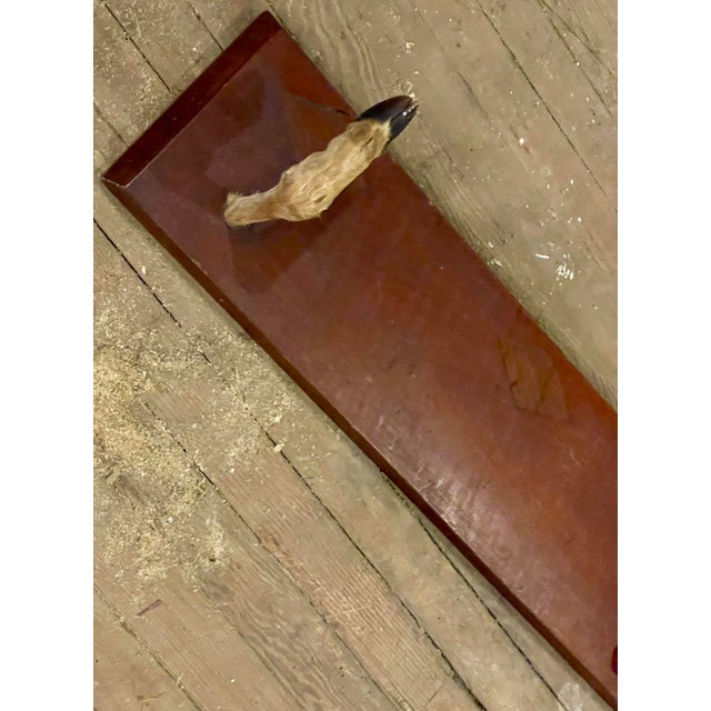 Rustic Mid 20th Century Adirondack Deer Hoof Hat/Coat Wall Rack Cabin Rustic Man Cave For Sale - Image 3 of 12