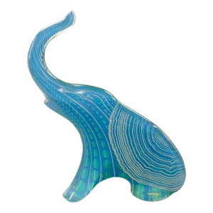 Abraham Palatnik Brazil Mid Century Lucite Acrylic Elephant Op Art Sculpture