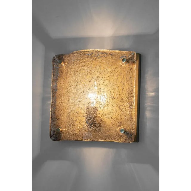 Murano Glass Sconces attributed to Kaiser for Kaiser Idell / Kaiser Leuchten, 1970s, Set of 2 For Sale - Image 11 of 12