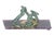 Concetta Mason Dream Counselor Signed 1986 Postmodern Art Glass Wall Sculpture For Sale - Image 4 of 9