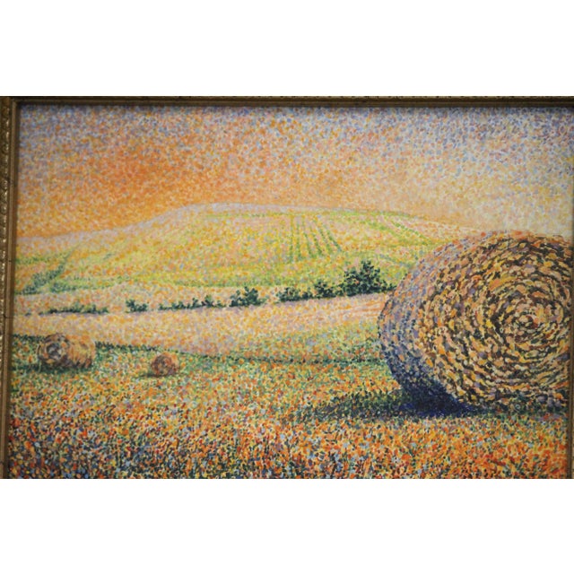 Everwyn, Impressionist Wheat Field Landscape, Oil Painting, Framed For Sale - Image 3 of 15