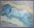 Rayuz (20th Century) “Blue Reclining Nude”, circa 1965–1975 Oil on canvas, signed lower right “Rayuz”. Evocative modernist...