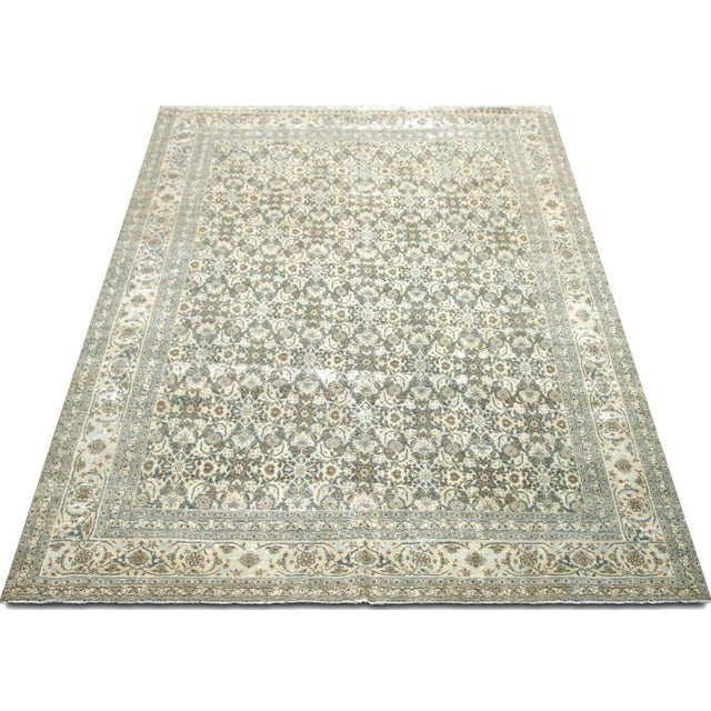 1940s 1940s Persian Tabriz Rug For Sale - Image 5 of 6