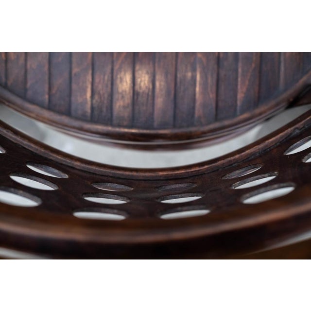 Secessionistic Model 721 Armchair by Otto Wagner for Jacob & Josef Kohn / Depeschenbüro of Die Zeit, Vienna, Austria, 1902 For Sale - Image 14 of 18