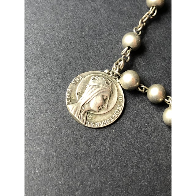 Antique Silver Rosary, 1890 For Sale - Image 10 of 11