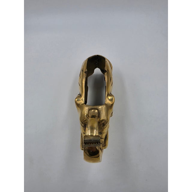 Late 20th Century Brass Elephant Tape Dispenser For Sale - Image 4 of 12