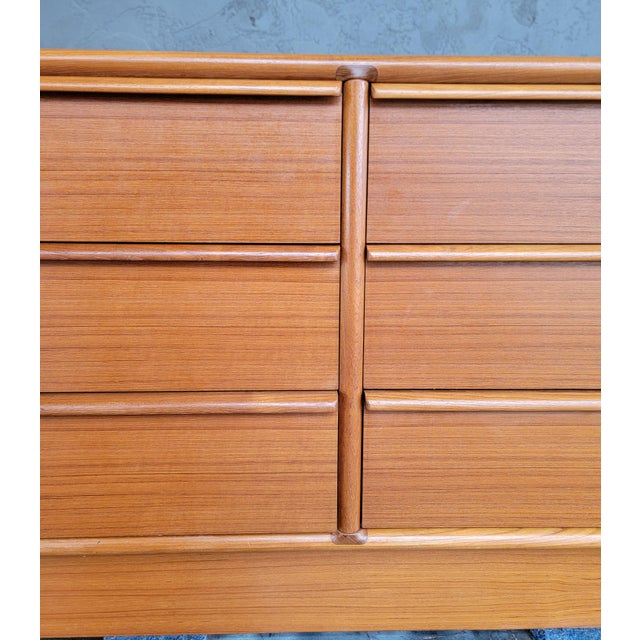 Fine Teak Danish Modern Low Dresser by Kibaek of Denmark For Sale - Image 17 of 18