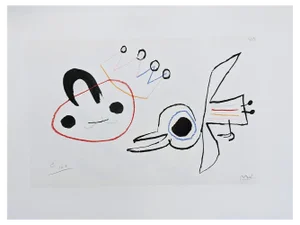 Joan Miro, Enfance d'Ubu III, Lithograph, 1972