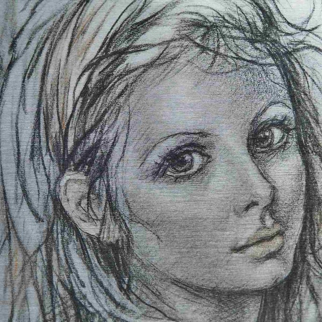 Giuseppe Tarantino, Untitled, 1970s, Lithograph on Plate, Framed For Sale - Image 3 of 5