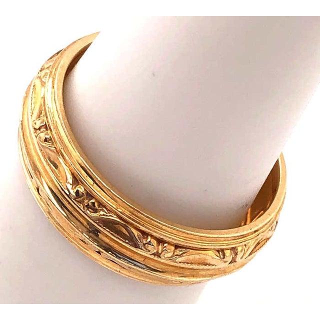 Metal 18 Karat Yellow Gold Wedding Ring / Band For Sale - Image 7 of 9