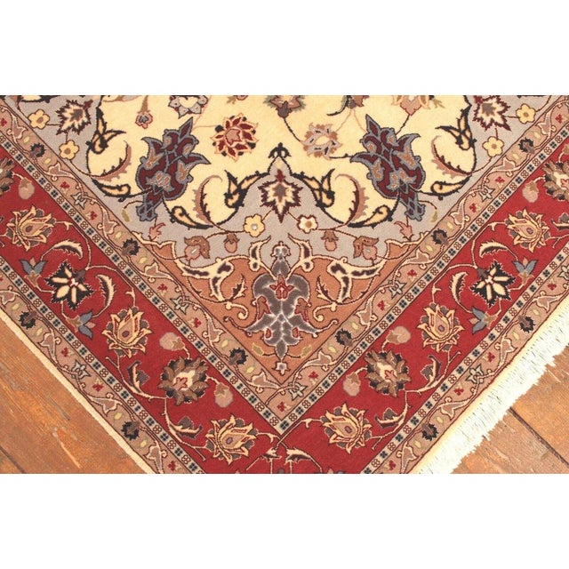 Textile Middle Eastern Rug in Wool For Sale - Image 7 of 11