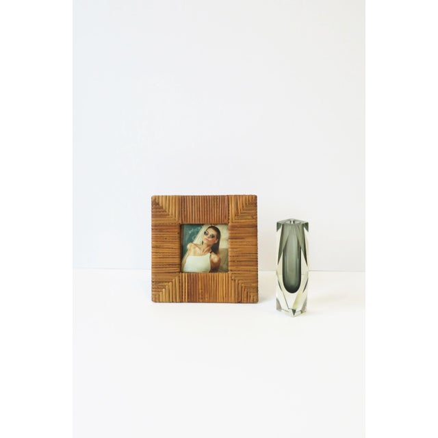 Late 20th Century Alessandro Mandruzzato Italian Murano Faceted Vase For Sale - Image 5 of 11