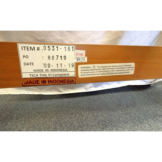 Lexington Furniture Coastal Style Faux Bamboo Twin Headboards- A Pair For Sale - Image 14 of 15