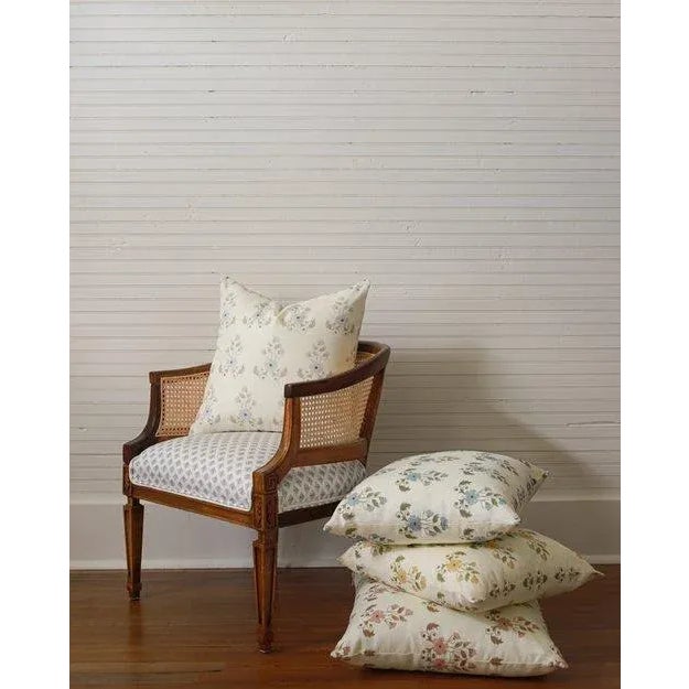 Lauren Servati Textiles, Unfading Flower // Skye 20"x20" pillow Double-sided throw pillow with a knife edge finish....