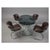 Dining Set in Chrome and Glass by Gastone Rinaldi for Rima, 1970s, Set of 5 For Sale - Image 10 of 10