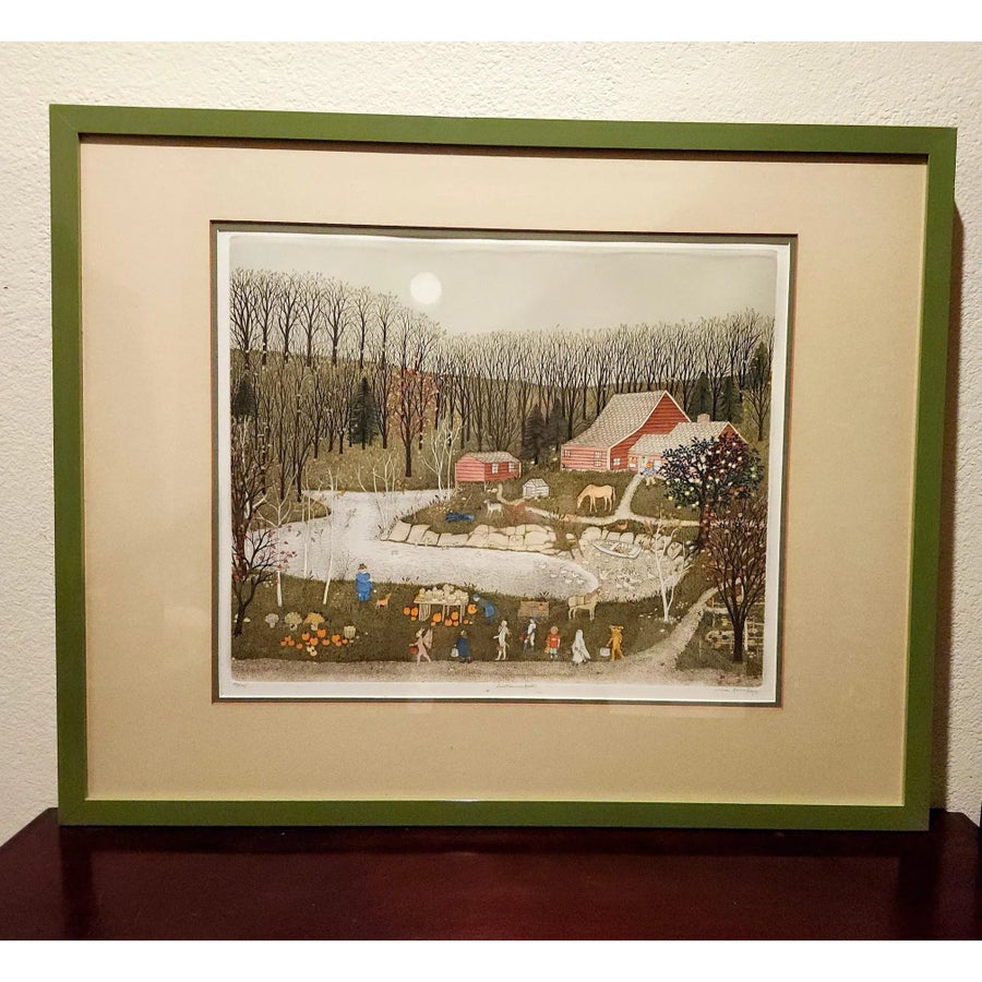 【額装アート】Cuca Romley “Little Falls” 直筆サイン 額装アート】Cuca Romley “Little Falls” 直筆サイン Cuca Romley b