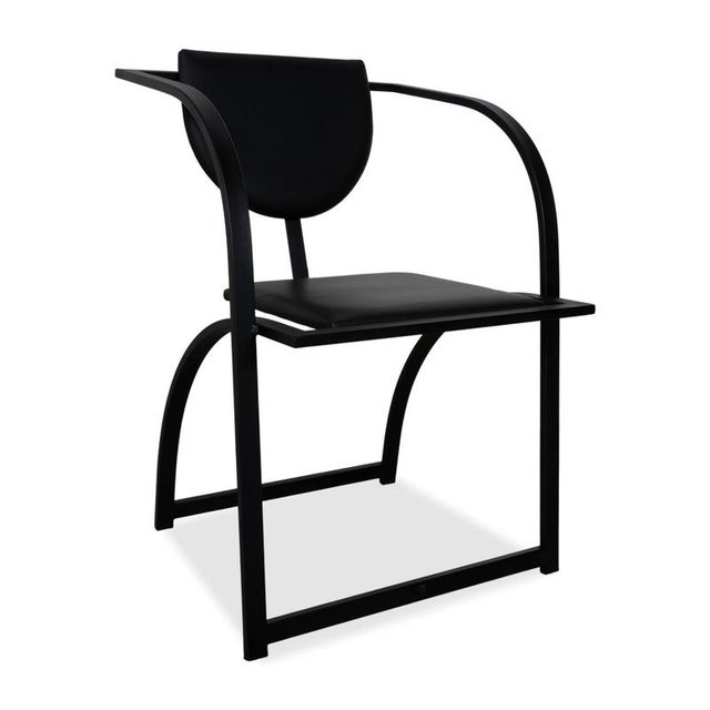 Black Leather Cosinus Chairs from KFF, Set of 6 For Sale - Image 4 of 18