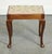 Piano Dressing Table Stool with Flower Stitchwork with Queen Anne Legs For Sale - Image 3 of 10