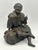 Japanese Meiji Bronze Okimono Seated Pipe Smoker, Signed Toko, C. 1890 For Sale In Los Angeles - Image 6 of 17