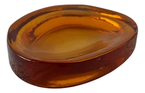 Amber Pocket Emptier in Murano Glass by Vincenzo Nason, 1970s