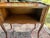 French French Provincial Louis XV-Style Tambour Door Side Table / Nightstand, Mid-20th Century For Sale - Image 3 of 12