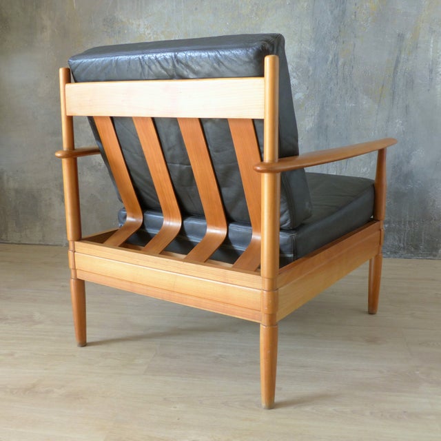 1950s Mid-Century Armchair by Grete Jalk for France & Son, 1950s For Sale - Image 5 of 16
