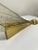 1930s French Art Deco Brass & Frosted Glass Shield Shaped Wall Sconce, a Pair For Sale - Image 13 of 14
