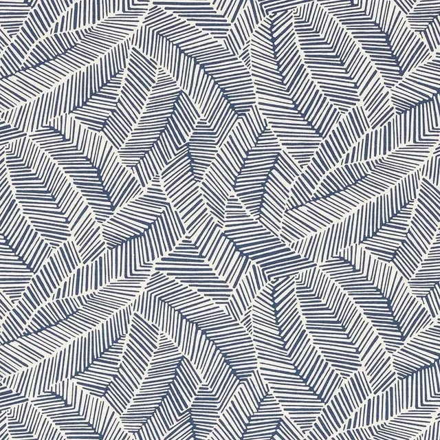 Dense foliage is pared down to a graphic play of lines in this chic, abstracted pattern. This pattern is available as a...