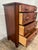 Brown Vintage Davis Cabinet Co Lillian Russell Victorian Style Walnut Chest of Drawers For Sale - Image 8 of 11