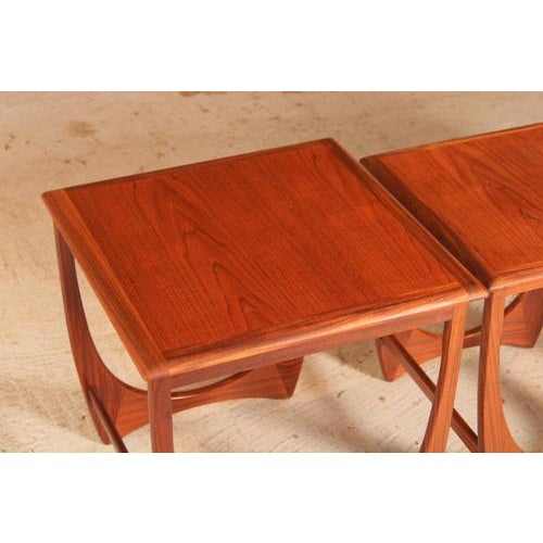 Mid-Century Astro Nesting Tables in Teak from G-Plan, 1960s, Set of 3 For Sale - Image 10 of 13