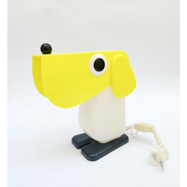 Space Age Rufus the Dog Table Lamp by Fernando Cassetta for Tacman, 1970s For Sale - Image 3 of 11