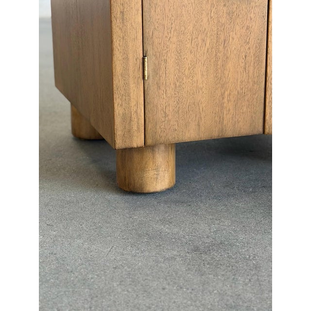 Vintage White Oak Modernist Nightstands - Pair For Sale - Image 11 of 12
