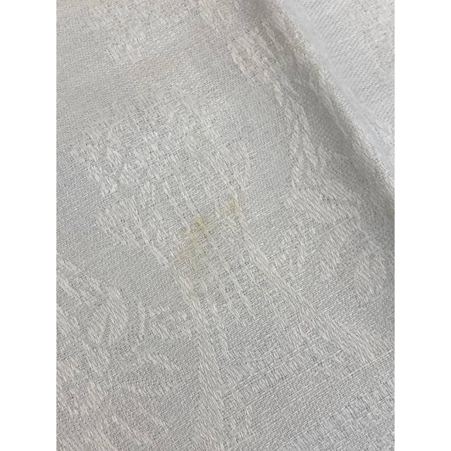 Early 20th Century 10 Antique Damask Art Nouveau Art Deco Dinner Napkins For Sale - Image 4 of 4