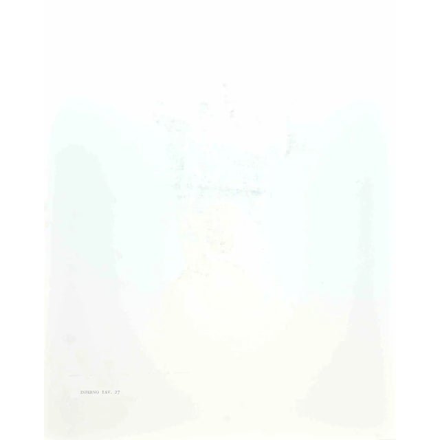 Modern Salvador Dali, The Black Cherub, Woodcut Print, 1963 For Sale - Image 3 of 4