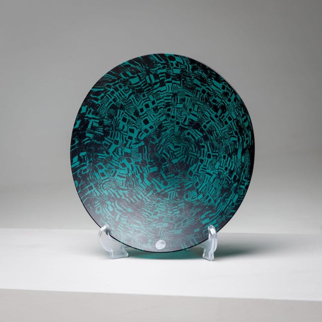 Contemporary Murrine Glas Plate by Santillana for Venini, Italy 1997 For Sale - Image 3 of 8