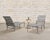An elegant pair of Brown Jordan “Sol y Luna” adjustable chaise lounges designed by Dan Johnson. Originally designed in...
