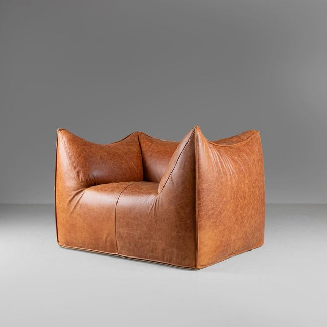 Mario Bellini Brown Le Bambole Chair by Mario Bellini for B&B Italia, 1970 For Sale - Image 4 of 14