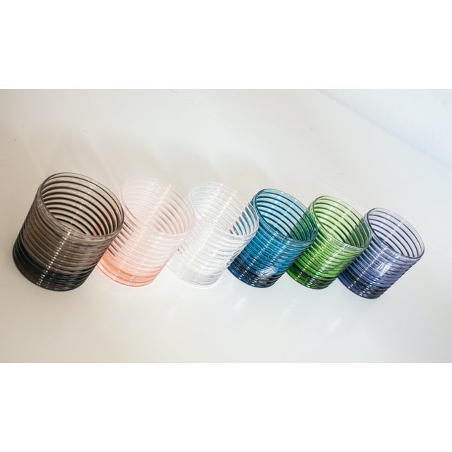 Art Deco Murano Glasses by Mariana Iskra, Set of 6 For Sale - Image 14 of 17