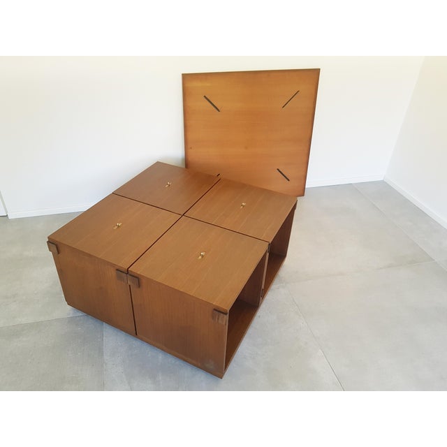 Italian Walnut Coffee Table from Bernini, 1960s For Sale - Image 17 of 18