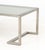 1970s Modern Smoked Glass Top and Metal Coffee Table For Sale - Image 5 of 7