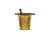 Metal Bronze Mortar and Pestle with Atral Logo Pharmaceutical, 1950s For Sale - Image 7 of 7